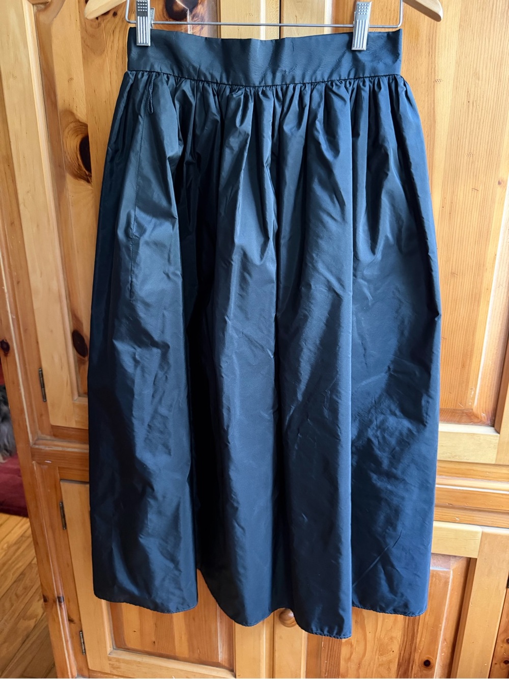 Brooks Brother silk taffeta midi skirt